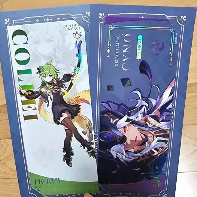 [BUNJANG] Genshin Impact Collei / Cyno Ticket Set / 원신 콜레이/사이노 티켓