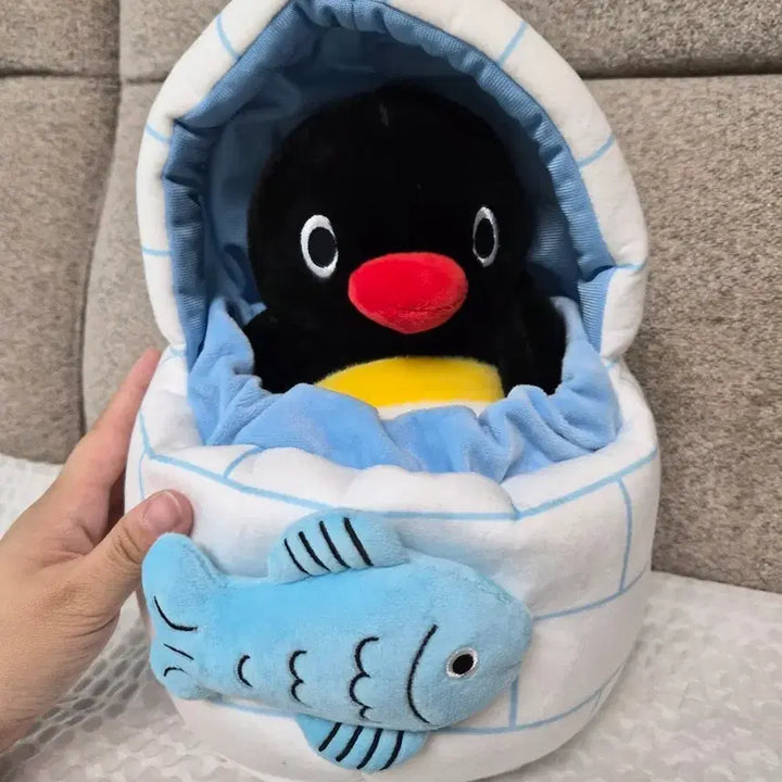 [BUNJANG] Original Pingu Igloo Medium Plush 30cm / 정품) 핑구 이글루 중형 30cm 인형 새제품