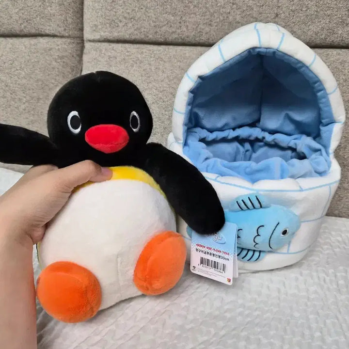 [BUNJANG] Original Pingu Igloo Medium Plush 30cm / 정품) 핑구 이글루 중형 30cm 인형 새제품