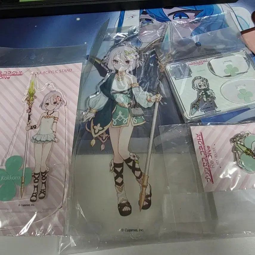 [BUNJANG] Princess Connect! Re:Dive Kokkoro Large Acrylic Standee Set (4 Types, Sealed) / [정품/미개봉] 프리코네 콧코로 아크릴 굿즈 4종 일괄 세트