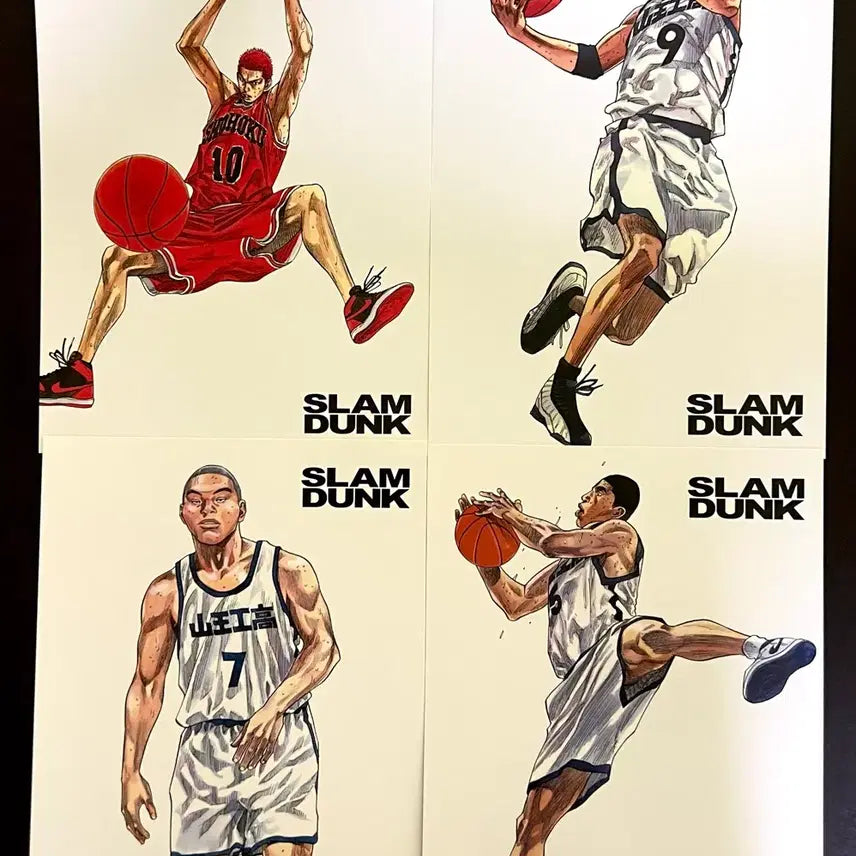 [BUNJANG] Slam Dunk Daewon Premium Edition Illustration Postcard Set - BokSan, SanWang, Baekho, Woosung, Myungheon, Taesub, Taewoong, Daman / 슬램덩크 슬덩 대원 프리미엄판 특전 일러스트엽서 북산 산왕 백호 우성 명헌 태섭 태웅 대만 굿즈