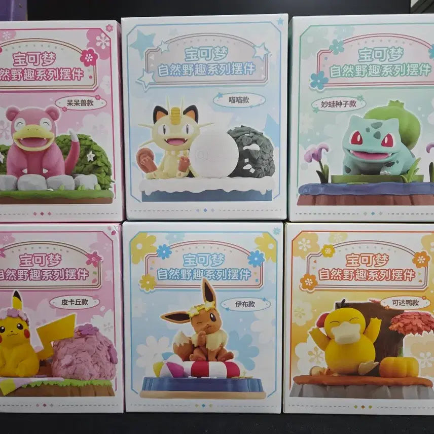 [BUNJANG] Pokemon Four Seasons Figure Set (6 Types) - 2 Bundles Available / [판매] 포켓몬스터 사계절 피규어 6종 일괄 2세트
