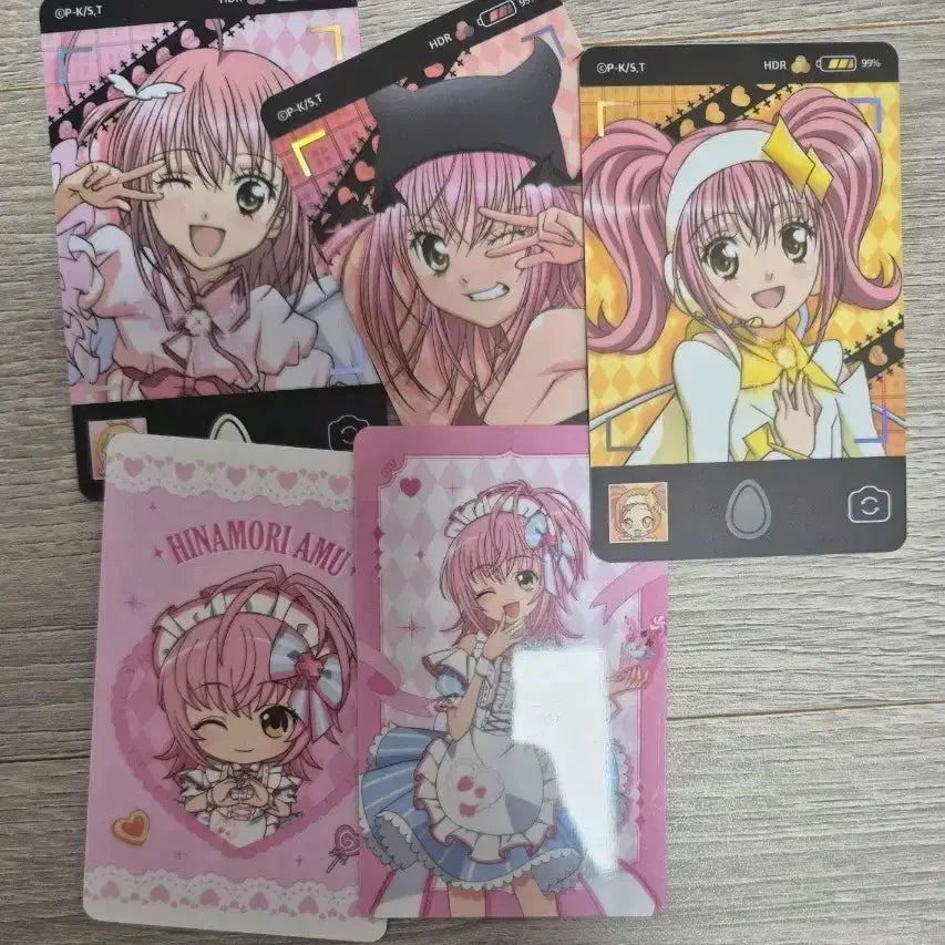 [BUNJANG] Amumu Shugo Chara! Character Goods Photocard Set / 히나모리 아무 캐캐체 굿즈