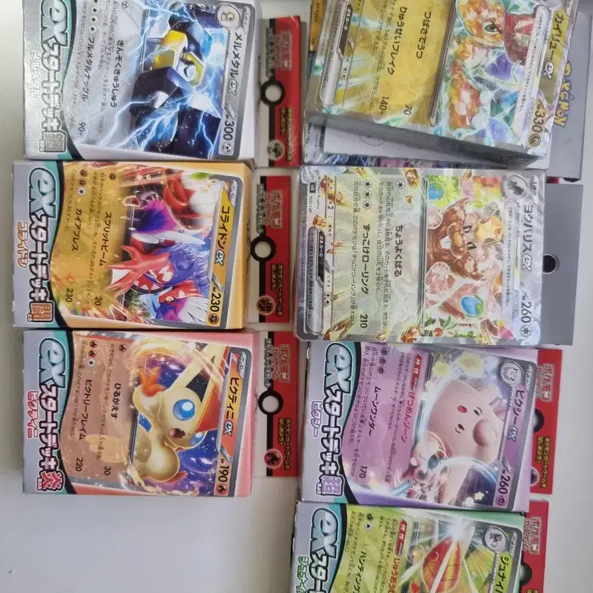 [BUNJANG] Pokemon TCG Japanese Starter Deck Bundle Set / 일본에서 사온 포켓몬카드 일판 스타터덱 일괄 판매합니다.