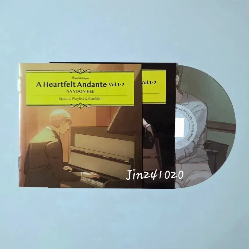 [BUNJANG] Handheld Andante Vol. 1 &amp; 2 First Edition Set / [급처] 손안의 안단테 1, 2권 초판 특전 / 웹툰 단행본 만화책 특전