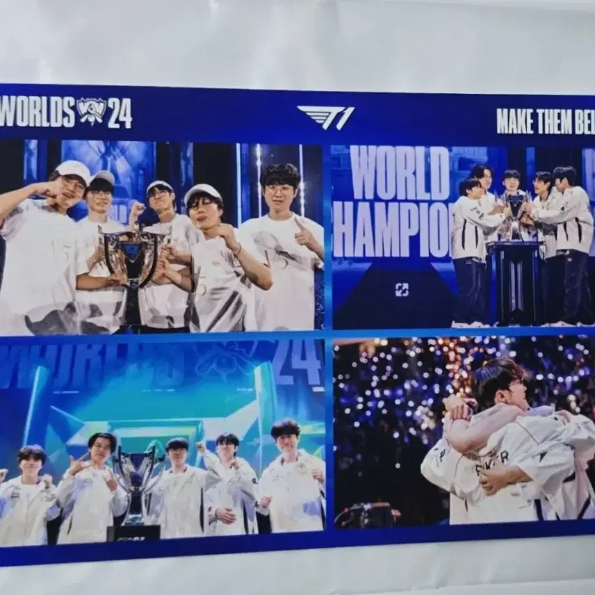 [BUNJANG] T1 World Championship Photo Strips / lck 사진전 티원 우승 네컷