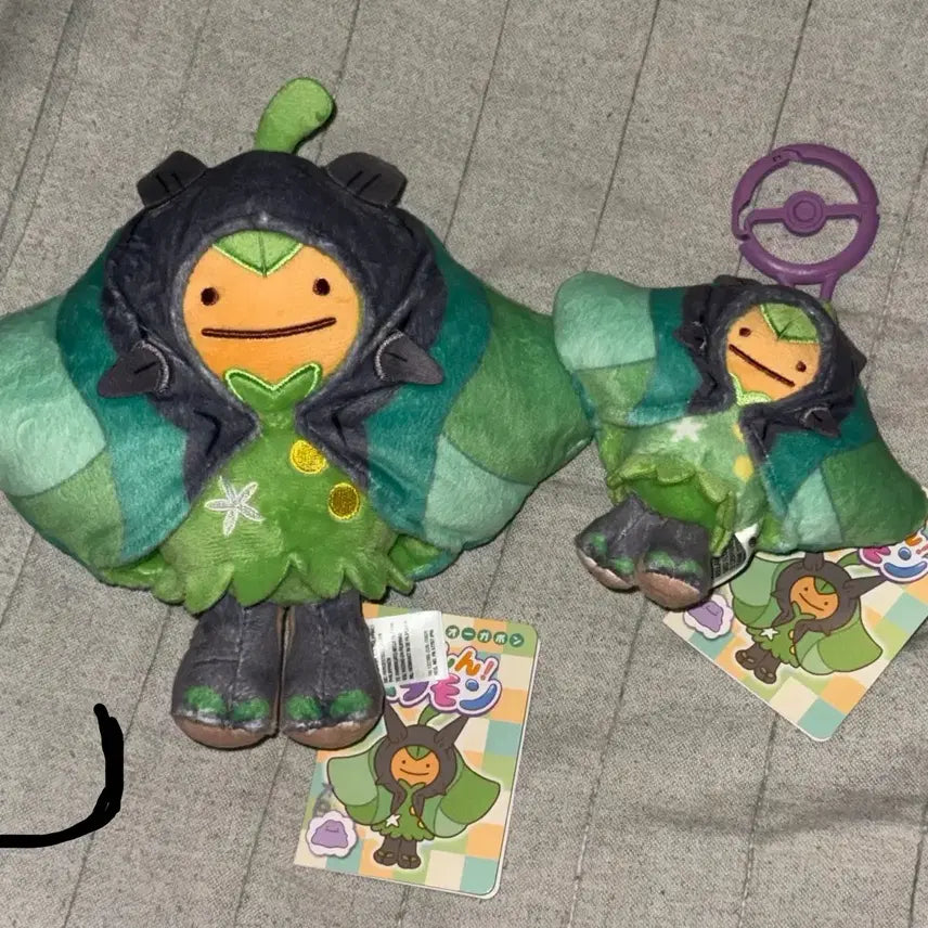 [BUNJANG] Pokemon Metamon Transformation Ogregon Doll Mascot Keychain Set Bundle / 포켓몬 변신 메타몽 오거폰 인형 마스코트 키링 세트 일괄