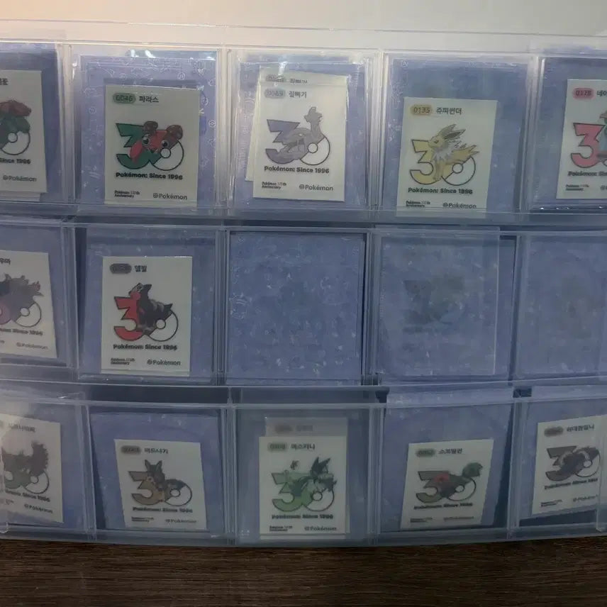 [BUNJANG] Pokemon 30th Anniversary Logo Sticker Collection / 포켓몬 30주년 로고띠부씰 신상 교환 구매