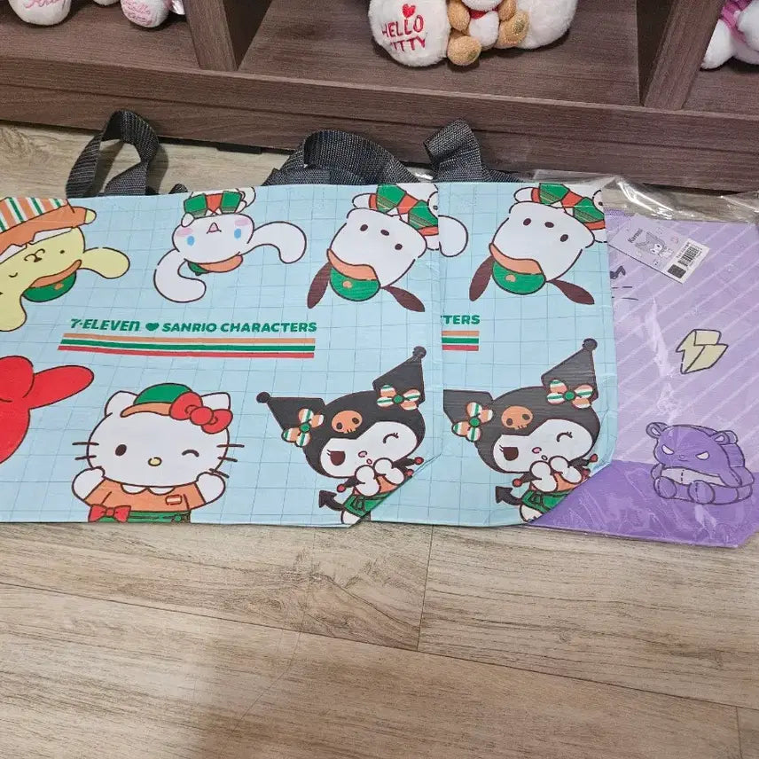[BUNJANG] Sanrio Characters Eco Bag / 세븐일레븐 산리오 캐릭터즈 에코백
