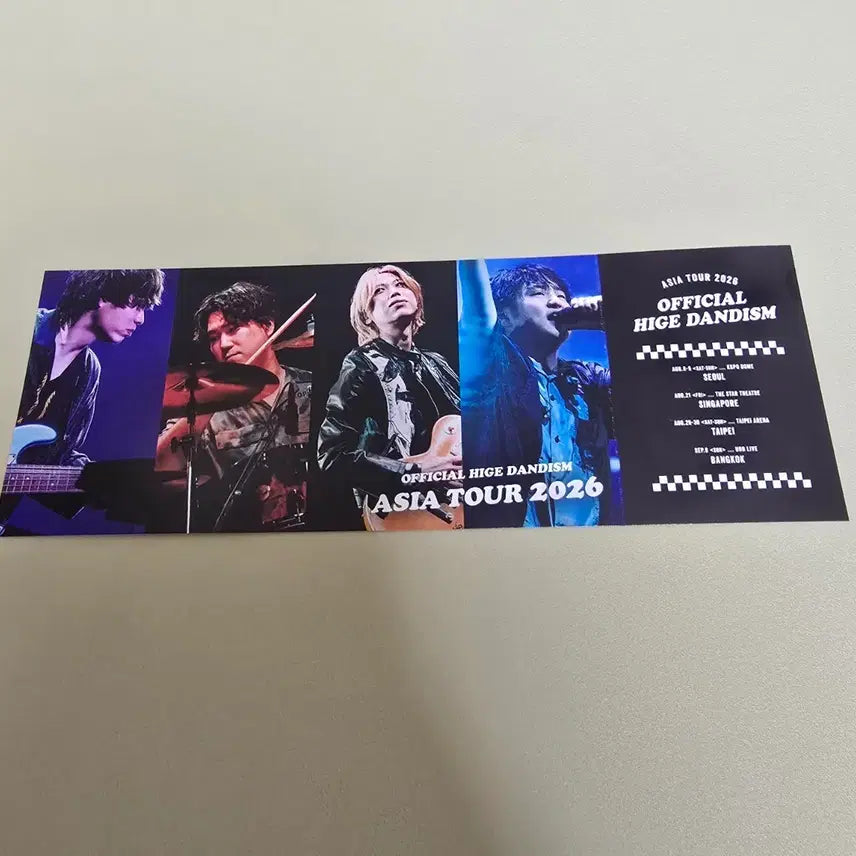 [BUNJANG] Official Higedan Memorial Ticket / 히게단 메모리얼 티켓