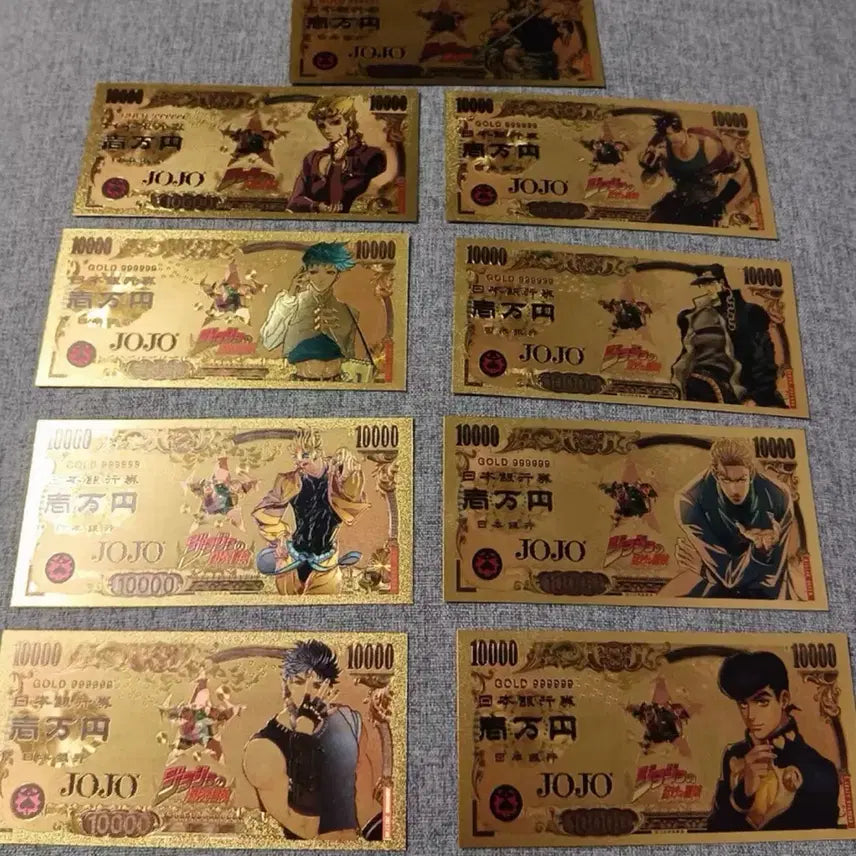 [BUNJANG] JoJo Commemorative Banknote / 죠죠 기념지패 일괄판매