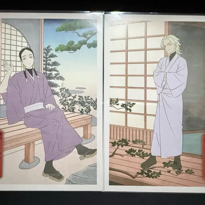 [BUNJANG] Tokyo Revengers Ukiyo-e Exclusive Postcard Bundle Set - Ran Haitani &amp; Rindo Haitani / 도쿄 리벤저스 우키요에 특전 엽서 일괄 하이타니 란 하이타니 린도