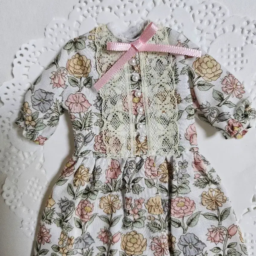 [BUNJANG] Doll Size Lovely Dress / 제니인형 싸이즈 러블리 원피스 새상품