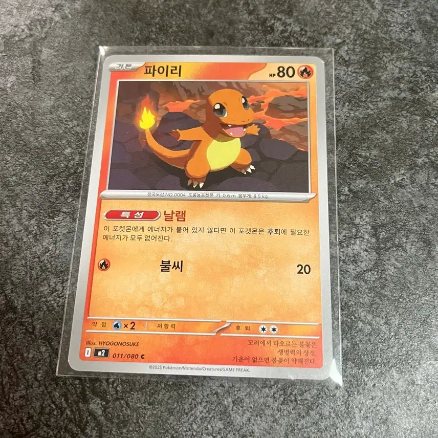 [BUNJANG] Pokemon Card Charmander (Set of 2) / 포켓몬카드 파이리 c [2장보유]