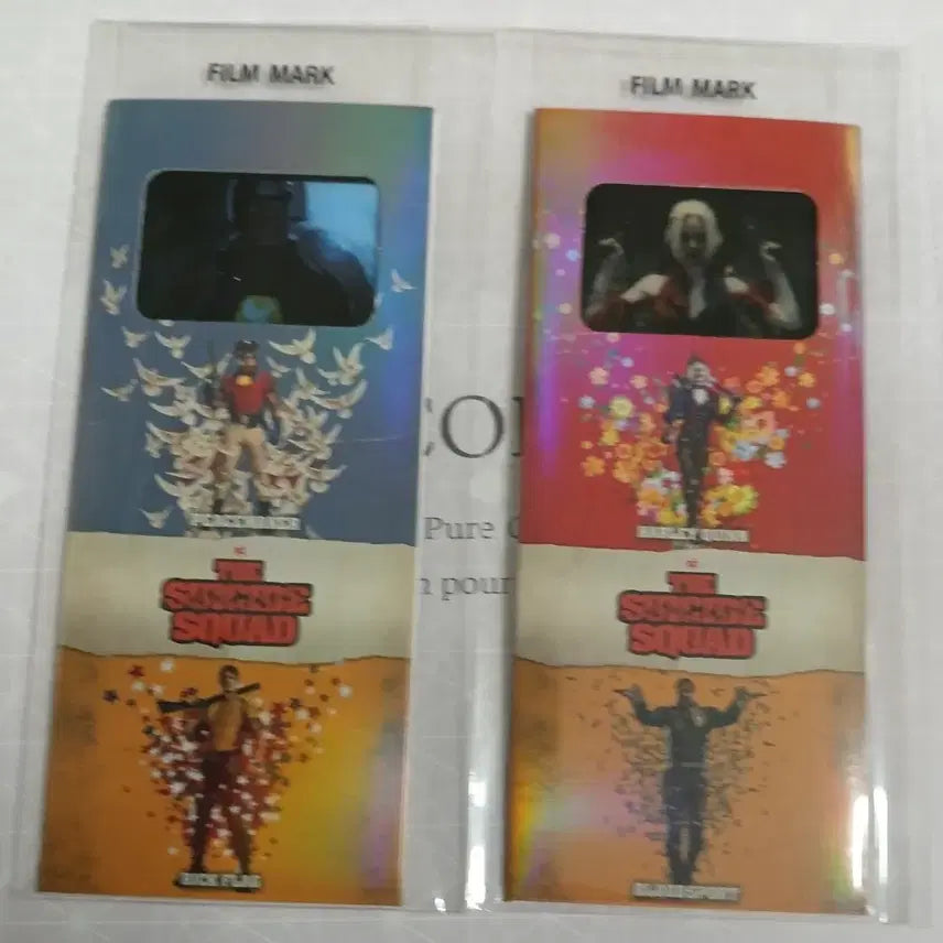 [BUNJANG] The Suicide Squad Movie Film Mark Set (2 Types) / 더 수어사이드 스쿼드 영화 필름마크 2종 세트