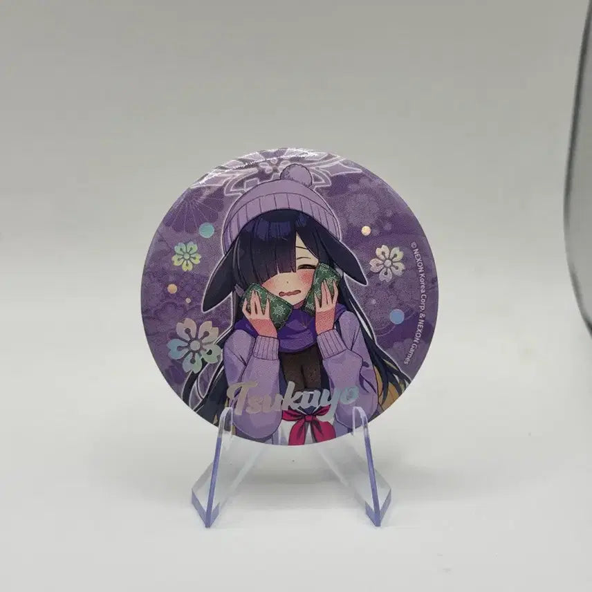 [BUNJANG] Blue Archive Tsukuyo 2 Types Can Badges / 블루아카이브 츠쿠요 캔뱃지 2종