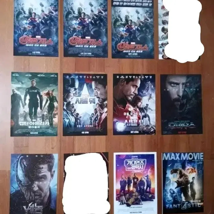 [BUNJANG] Marvel DC Spider-Man Movie Flyers Bundle / 영화팜플렛 포스터 전단지 마블 DC 스파이더맨 3000 상품사진중 3장골라서 9천원