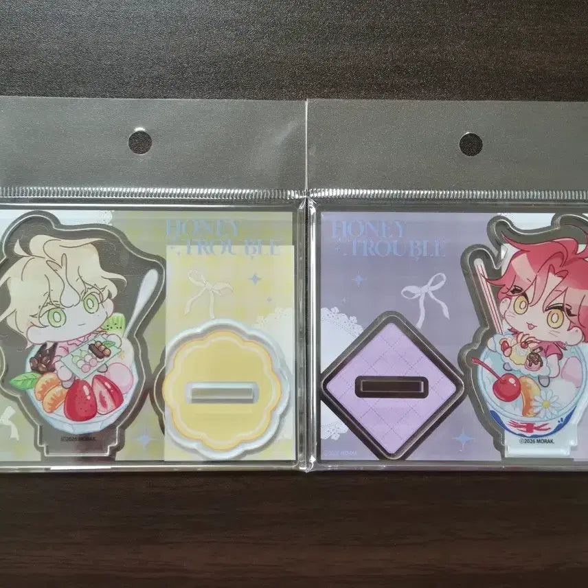 [BUNJANG] Honey Trouble Japanese Pop-up SD Character Acrylic Stand Set (Sealed) / 미개봉 허니트러블 일본 팝업 SD 캐릭터 아크릴 스탠드 세트