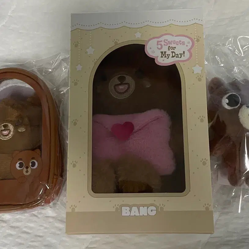 [BUNJANG] DAY6 Sungjin Petitmals Denimals Bag Charm Bundle Set / 데니멀즈 백참 방 쁘띠멀즈 보이스키링 클리어파우치 일괄 데이식스 성진