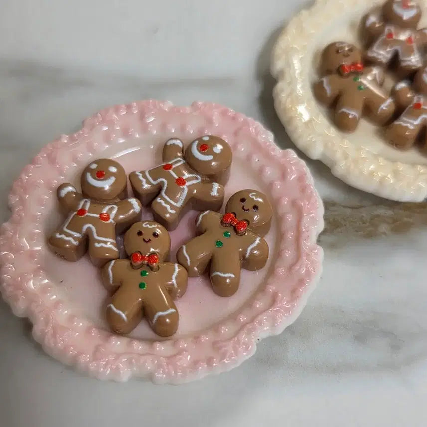 [BUNJANG] Gingerbread Cookie Miniature Set (4 Pieces) / 진저브레드 진저쿠키 미니어처 4개 세트