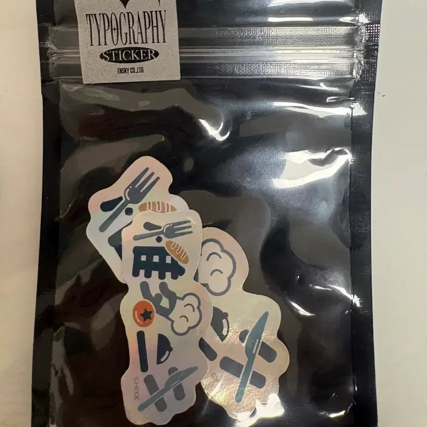 [BUNJANG] Ensemble Stars!! Crazy:B Shiina Nikki Typography Sticker (Sealed) / 앙스타 앙상블스타즈 크레이지비 크비 시이나 니키 타이포그래피 스티커