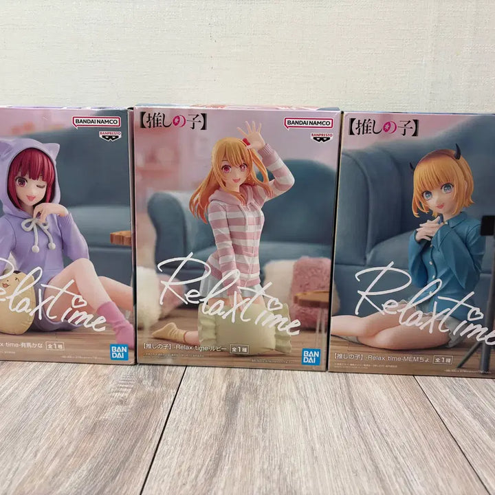 [BUNJANG] Oshi no Ko Relax Time Kana Arima Ruby Figure Set / 최애의아이 릴렉스타임 카나 루비 멤쵸 세트 피규어