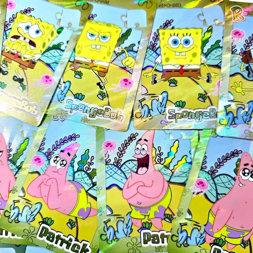 [BUNJANG] SpongeBob Hologram Card Full Set (33 Cards) / [R 전종 총 33장] 홀로그램 스폰지밥 카드