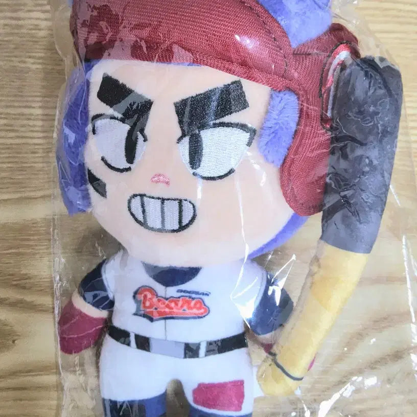 [BUNJANG] Brawl Stars x Doosan Bears Collaboration Official Peng Plush (Sealed) / 브롤스타즈 두산베어스 콜라보 공식 팽 인형 미개봉