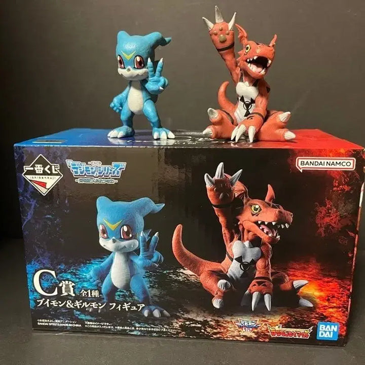 [BUNJANG] Digimon V-mon &amp; Guilmon Ichiban Kuji C Prize Figure / 택포9)디지몬 브이몬 길몬 제일복권