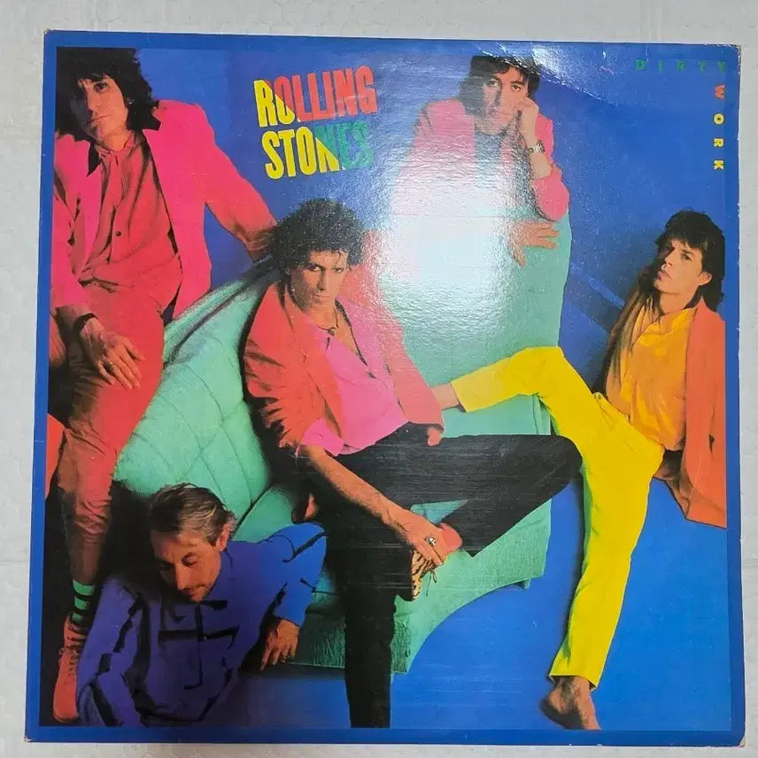 [BUNJANG] The Rolling Stones Dirty Work LP Vinyl Record / 롤링스톤즈 LP Dirty Work