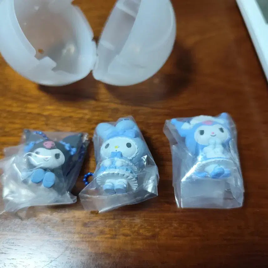 [BUNJANG] Sanrio My Melody Kuromi Doll Keyring 3-Set / 산리오 마이멜로디 쿠로미 인형 키링 3종 세트