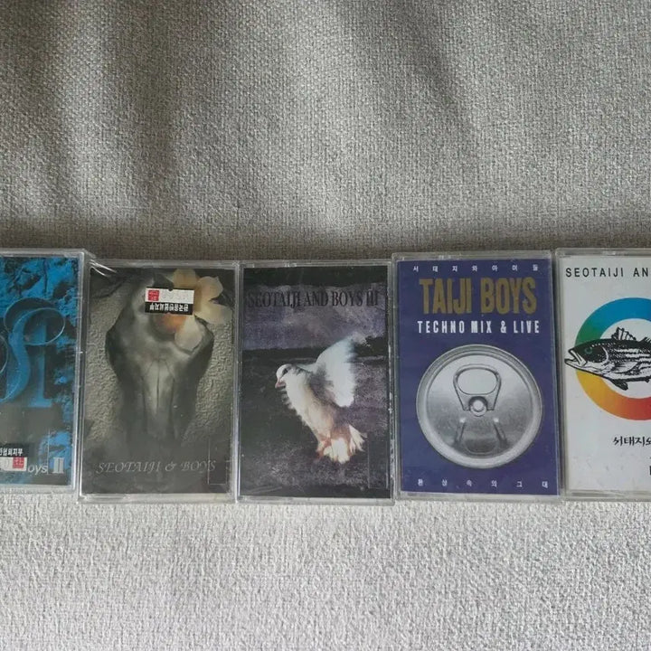 [BUNJANG] Seo Taiji Unsealed Cassette Tape 5-Piece Set / 서태지 미개봉 새상품 카세트 테이프 5종