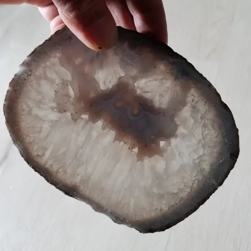 [BUNJANG] Natural Agate Slices (Set of 2) / 천연마노석