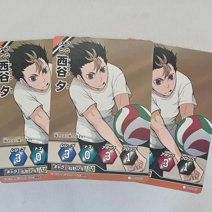 [BUNJANG] Haikyuu!! Nishinoya Bakatare Card Bundle Set / [일괄 판매] 하이큐 니시노야 바보카