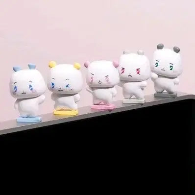 [BUNJANG] Meme Mimu Monitor Figure Set / 므메미무 모니터 피규어 5종 1세트