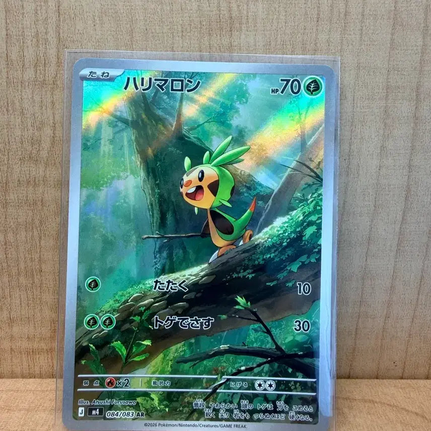 [BUNJANG] Pokemon TCG Chespin AR Ninja Spinner (Japanese) / 포켓몬 TCG 도치마론 AR 닌자 스피너 (일판)