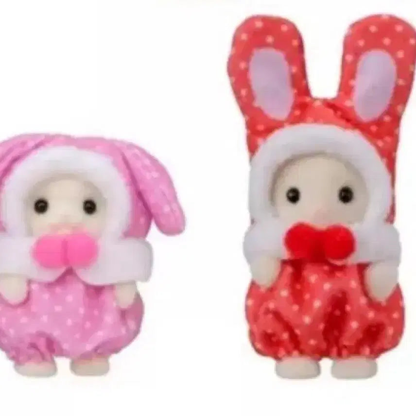 [BUNJANG] Sylvanian Families 40th Anniversary Colorful Rabbit Blind Bag Series Keychain Bundle Set / 일괄) 실바니안 40주년 컬러풀토끼 핑크 빨강 블라인드백 뱁새 체리 쿠지 올드 키링
