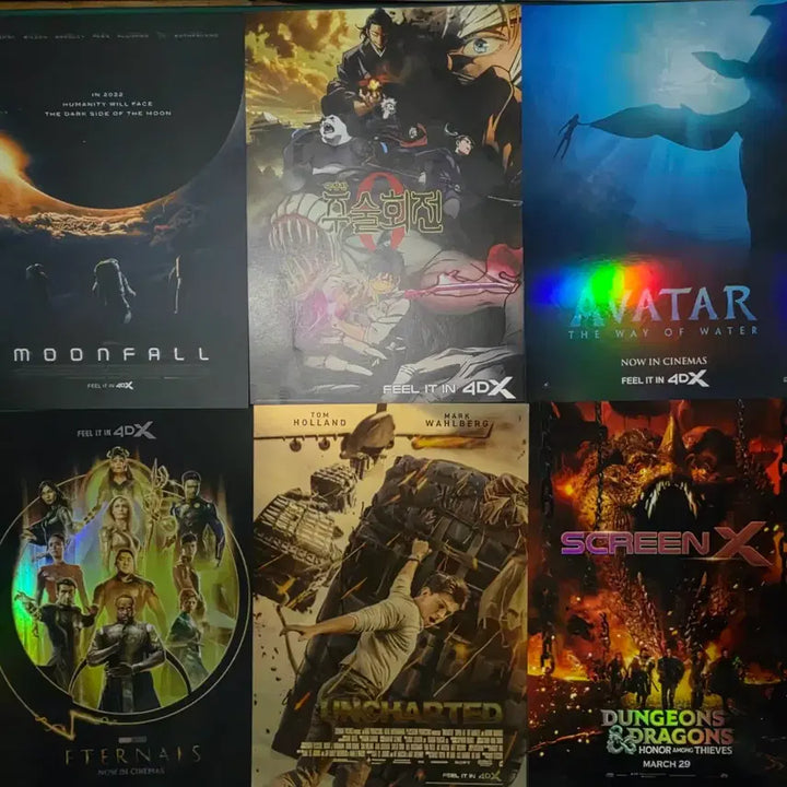 [BUNJANG] Movie Poster Set (24 pcs) / 영화 포스터 24장 세트 닥터 스트레인지 모비우스 스즈메 샤잠팝니다