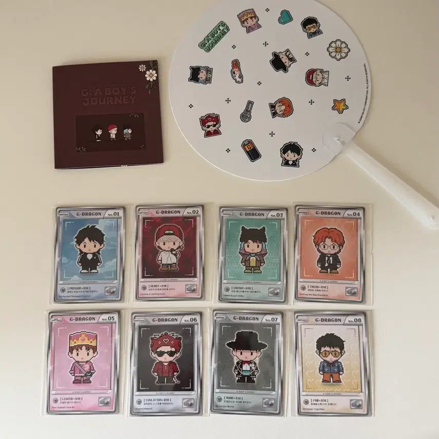 [BUNJANG] G-Dragon Character Card Bundle Set / (일괄)지드래곤 팝업 포카 캐릭터 카드 풀셋