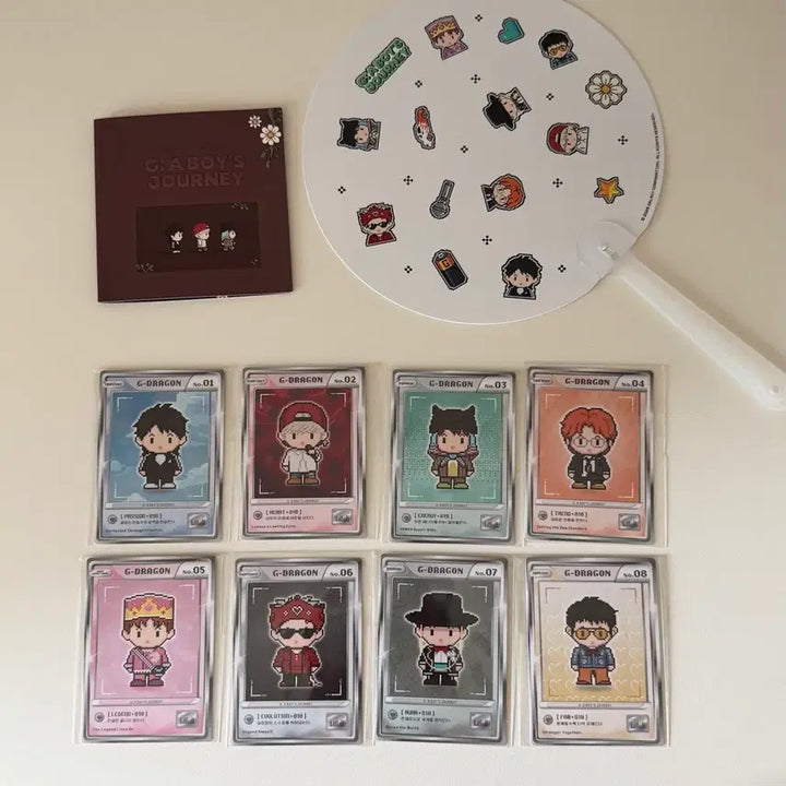 [BUNJANG] G-Dragon Character Card Bundle Set / (일괄)지드래곤 팝업 포카 캐릭터 카드 풀셋