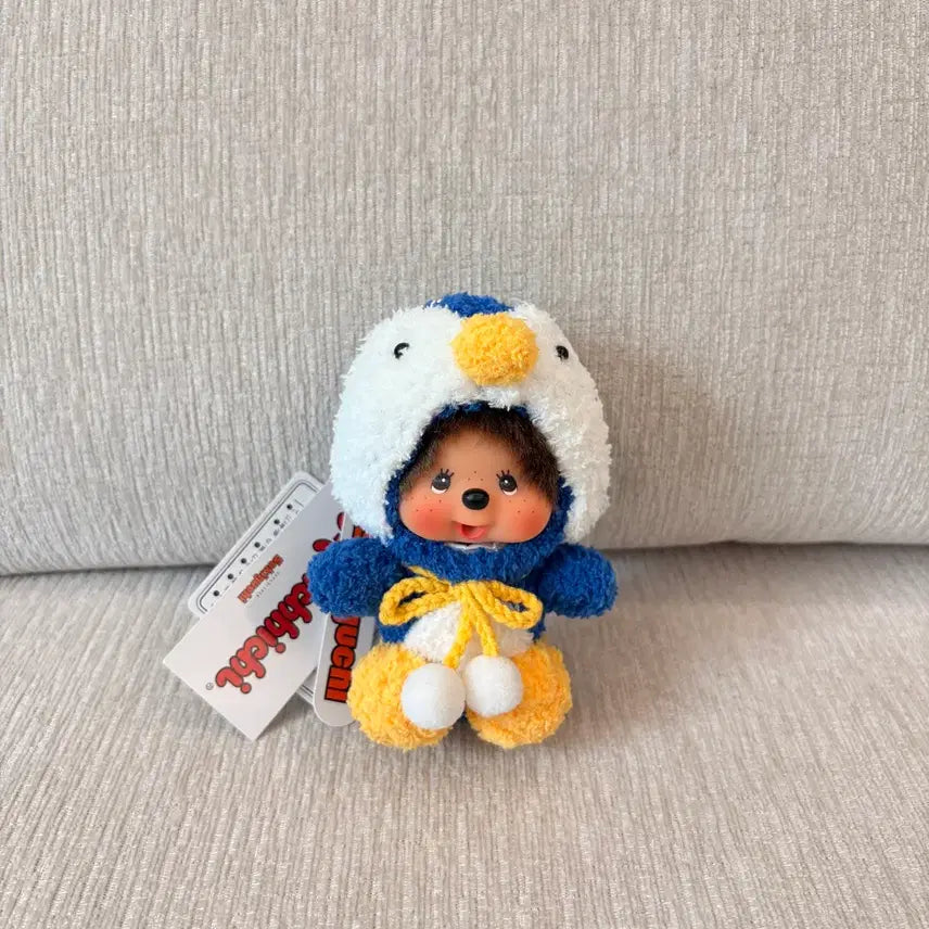 [BUNJANG] Monchhichi Custom Penguin Keyring / 몬치치 커스텀 펭귄