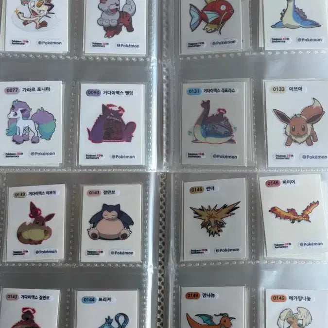 [BUNJANG] Pokemon Bread Stickers Season 5 Full Set / 포켓몬띠부씰 시즌5 전종