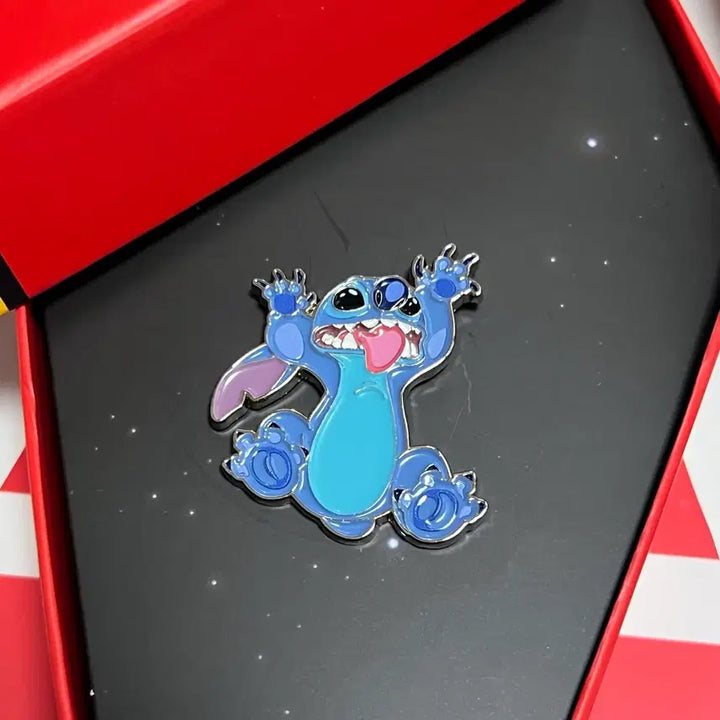 [BUNJANG] Lilo &amp; Stitch Limited Movie Package (Badge) + Keyring Bundle Set / 일괄) 메가박스 영화 릴로&amp;스티치 리미티드 무비 패키지(뱃지) + 키링 특전 굿즈