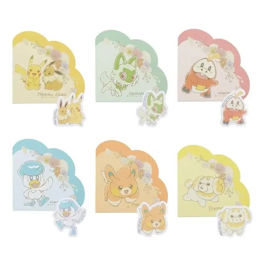 [BUNJANG] Pokemon Gengar Memo Pad &amp; Sticker Set (Sealed) / [미개봉] 포켓몬 쿠지 > H상 나오하 메모지X스티커 세트