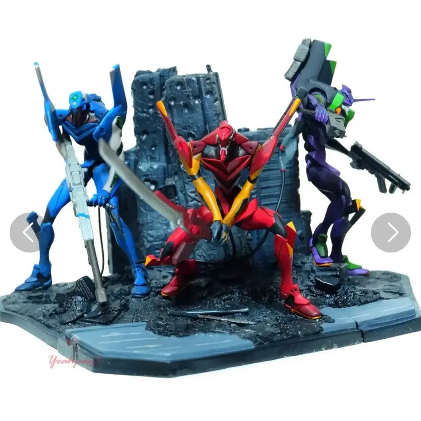 [BUNJANG] Evangelion Vinet (Diorama) Figure Set (3 Types) - Sealed / (희귀품 미개봉) 에반게리온 비넷(디오라마) 피규어 3종