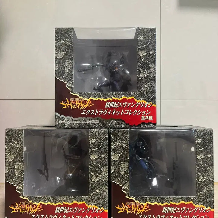 [BUNJANG] Evangelion Vinet (Diorama) Figure Set (3 Types) - Sealed / (희귀품 미개봉) 에반게리온 비넷(디오라마) 피규어 3종