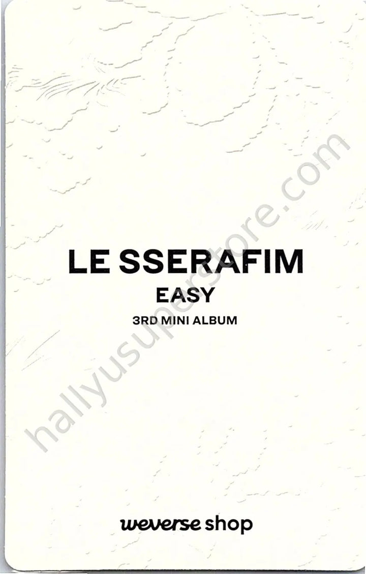 LE SSERAFIM - Hong Eunchae - LE SSERAFIM - Hong Eunchae - EASY Album pre-order benefit weverse
