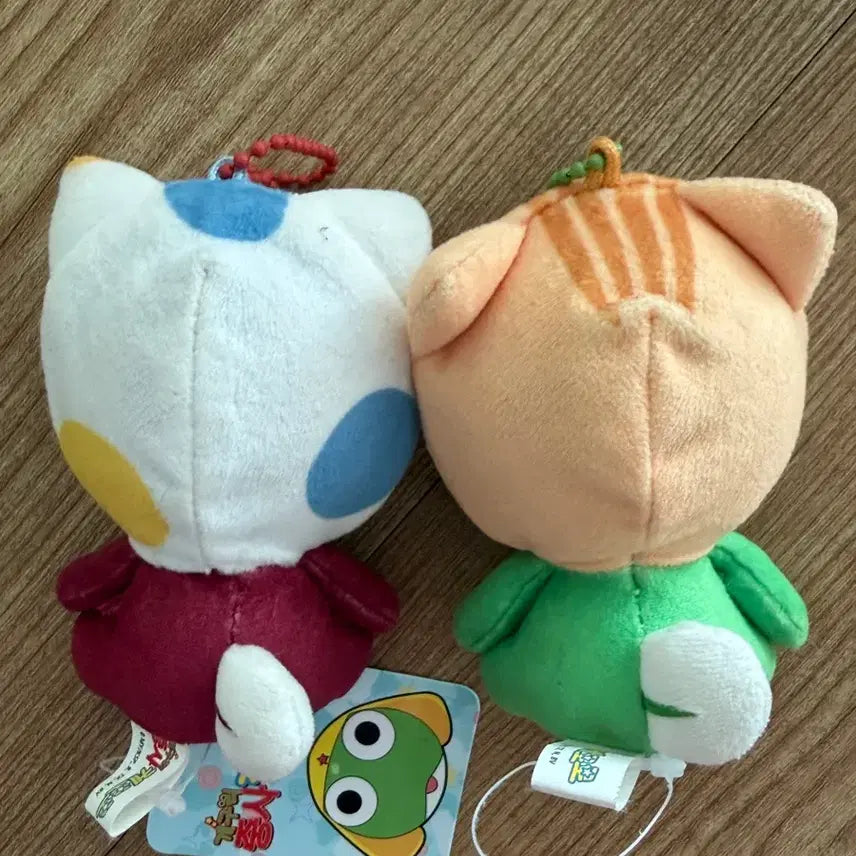 [BUNJANG] Keroro Cat Giroro Nui (Chibi Mini Doll Keychain) Bundle Set / 일괄) 고양이 케로로 기로로 누이 네코 치비 꼬마 인형 키링