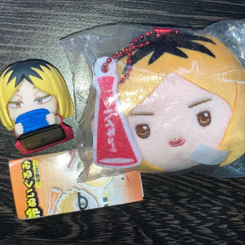 [BUNJANG] Haikyuu!! Kozume Kenma "Face Rattle" Keychain &amp; Mini Figure Bundle Set / 일괄) 하이큐 코즈메 켄마 얼굴 딸랑이 키링, 미니 피규어 일괄 판매