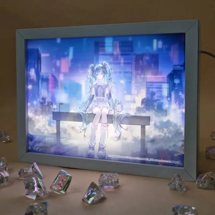 [BUNJANG] Hatsune Miku Miku Thanksgiving Mood Lamp / 하츠네미쿠 미쿠감사제 무드등 판매